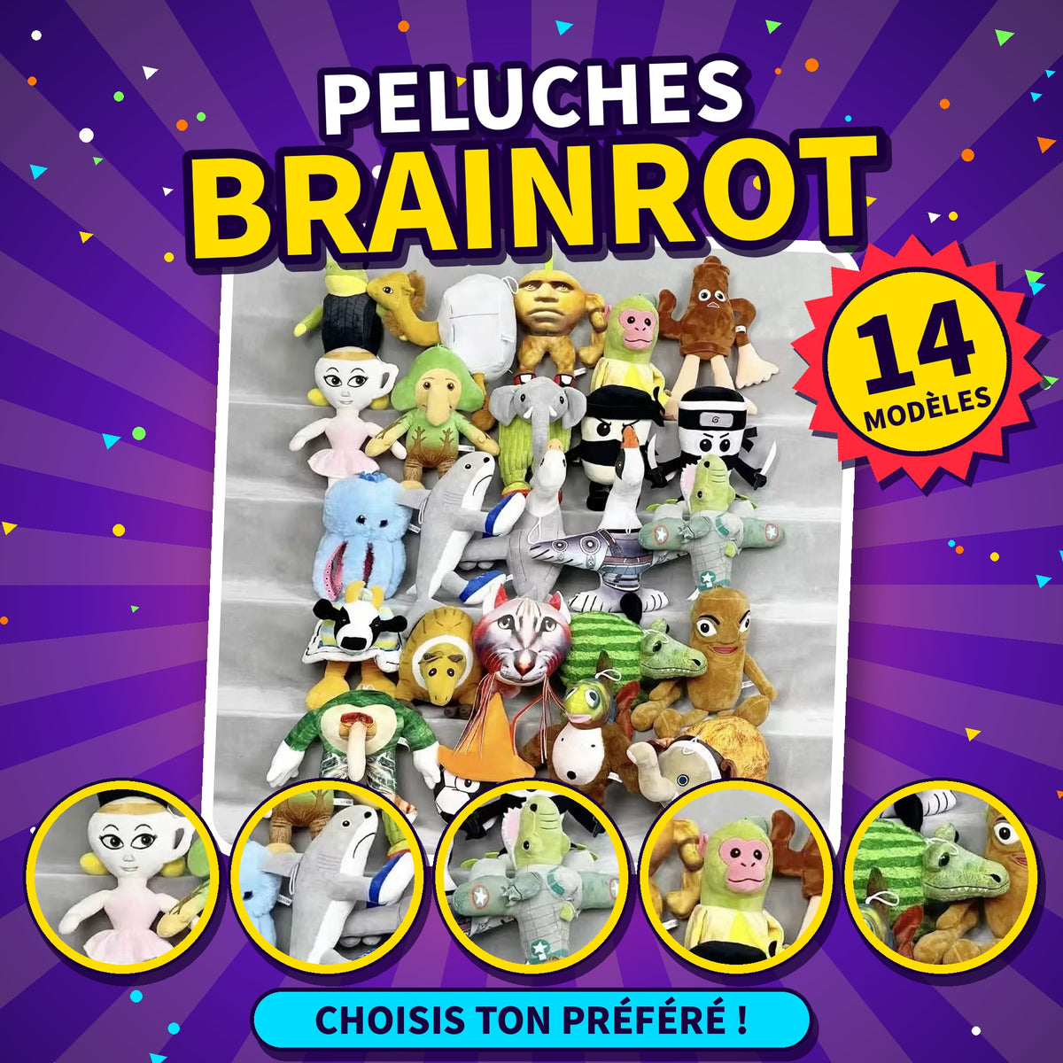 Peluche Brainrot